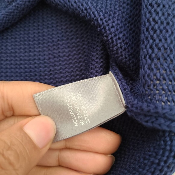Marled By RC USA Blue Knit Sweater NWT SZ M - Picture 6 of 10